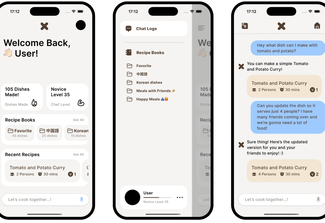 AI cooking companion